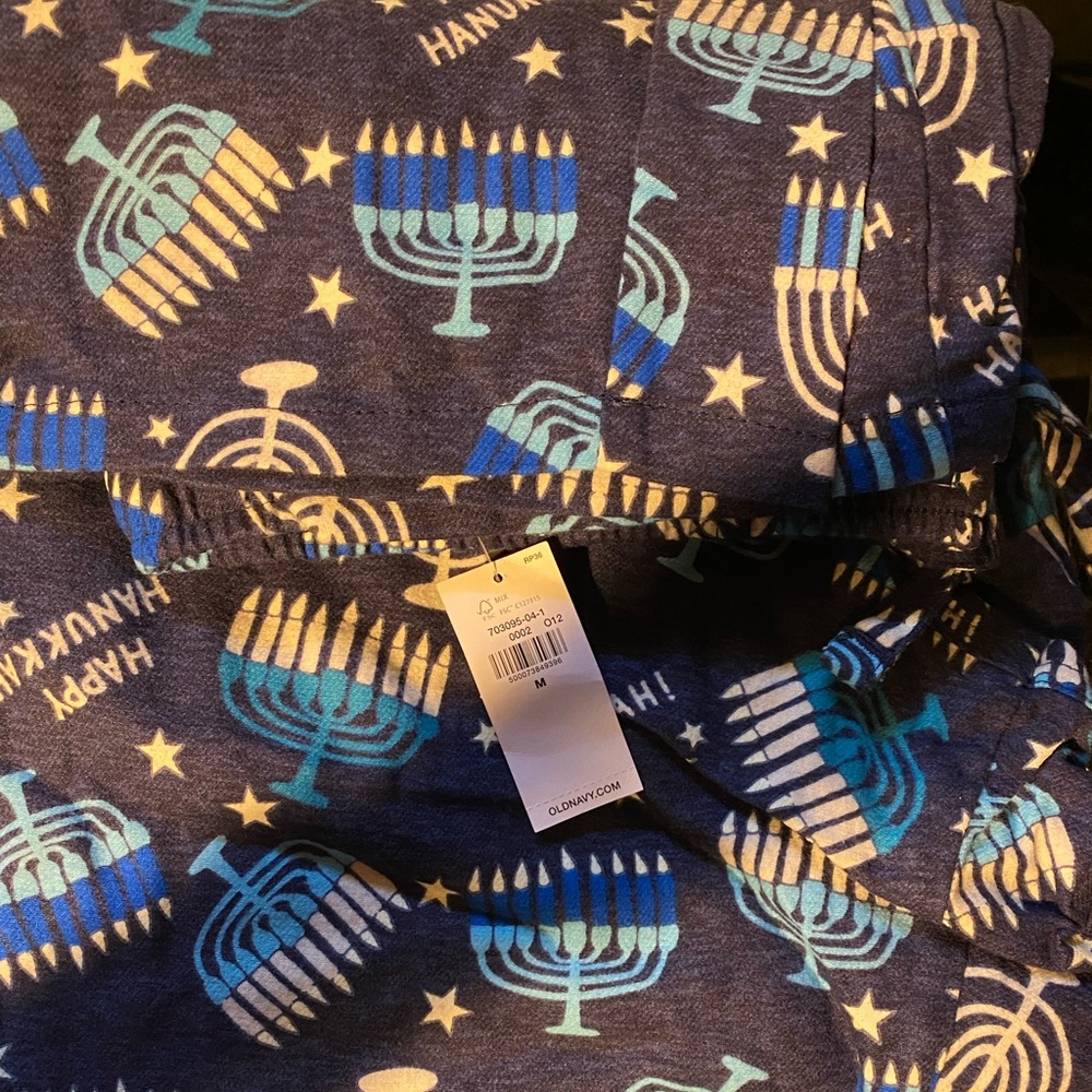 Men’s Hanukkah pajama pants. NWT